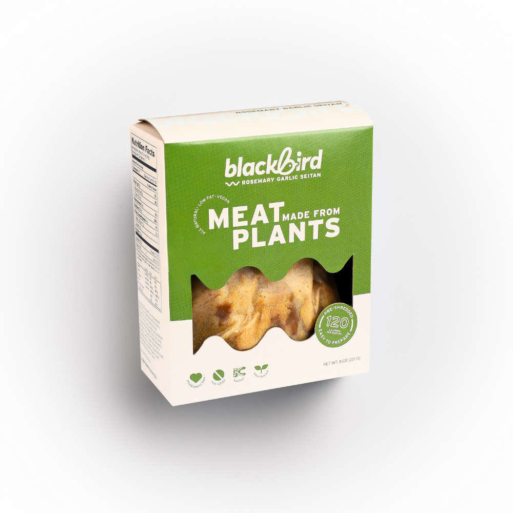 ROSEMARY GARLIC SEITAN 8oz (12 PACK) — Blackbird Foods